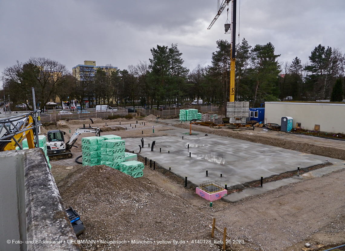 25.02.2023 -  Baustelle Haus für Kinder in Neupelach Quiddestraße 3